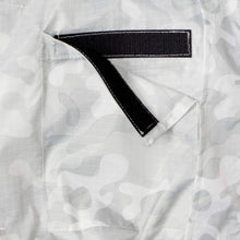 画像をギャラリービューアに読み込む, 空調ベスト【ファンなし】 (ホワイト&シルバー・スノーCAMO)