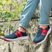 load the image into the gallery viewer, SL-250 LIGHTWEIGHT SLIP-ON (NAVY&RED・BL &WHITE・GREEN&WHITE・RED&WHITE)