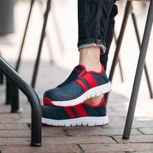 load the image into the gallery viewer, SL-250 LIGHTWEIGHT SLIP-ON (NAVY&RED・BL &WHITE・GREEN&WHITE・RED&WHITE)