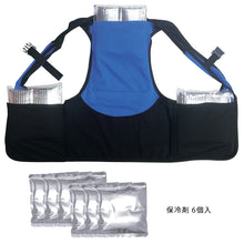 画像をギャラリービューアに読み込む, 保冷ベスト AK-333H ひんやりワーカーS(保冷剤6個入り付き)
