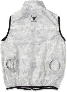 Air Conditioning Vest [No Fan] (White & Silver Snow CAMO)